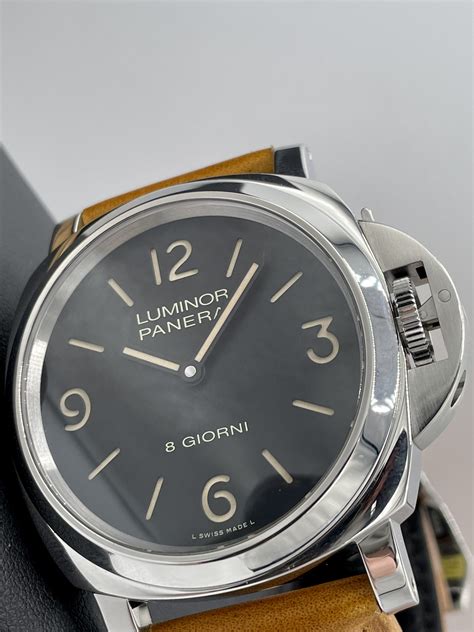 panerai 8 giorni brevettato|Panerai Luminor 8 Giorni PAM 914 44mm Manual Wind .